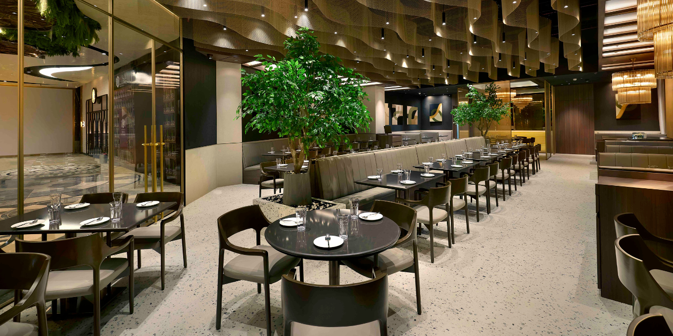 Interior of a Cream Centre restaurant